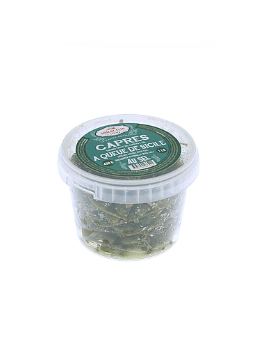CAPRES A QUEUE AU SEL, entières, seau/x, 450 g