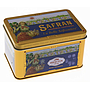 Açafrão, fios inteiros, lata de metal coletora La Belle Safranière®, caixa de 9 x 10 g